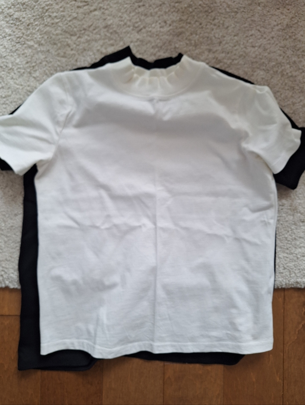 Two Thick Cotton Mock Neck Zara Tshirts